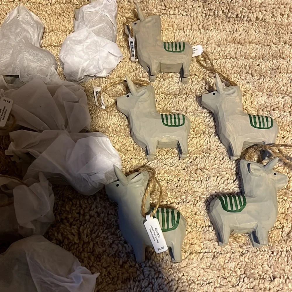 Crate & barrel Christmas ornament NEW LOT OF 12